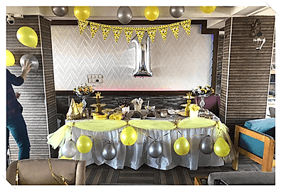 1 Yaş doğum Günü konsept Masa Tasarımı