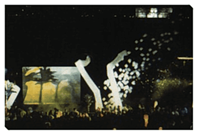 Açılış organizasyonu broşür dağıtımı