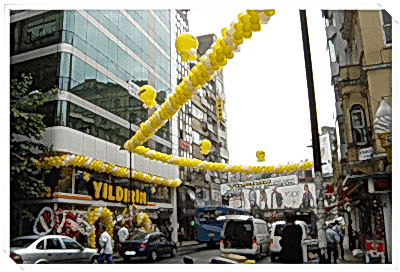 Açılış Organizasyonu mağaza süsleme