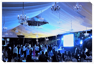 Davet Organizasyonu Kumaş Süsleme Bayrak Süsleme