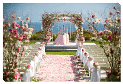 düğün organizasyonu gelin yolu süsleme