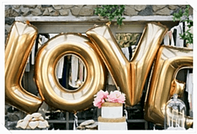 Evlilik yıldönümü Kalp Balon