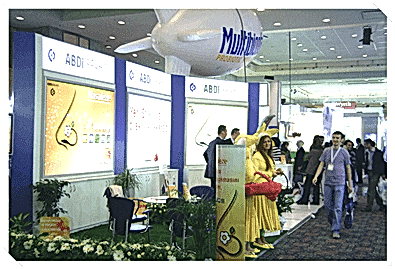 Fuar Organizasyonu Stand tasarımı ses sistemi