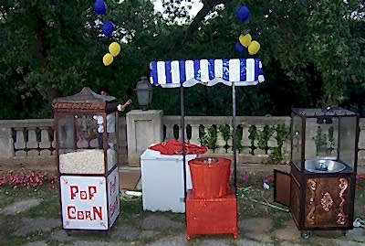 Açılış Sokak Satıcıları Pamuk Helva Pop Corn Macun Pamuk Şeker