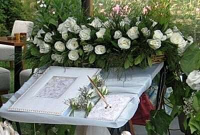 Baby Shower anı defteri ve kürsüsü