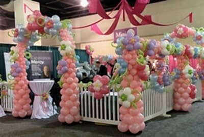 Fuar Organizasyonu balon dekorasyon fuar balon süsleme