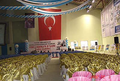 Konser ve Festival Organizasyonu Masa sandalye süsleme