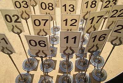 Nişan Organizasyonu Masa Numaratörü