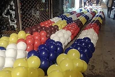 Road Show Turneler Organizasyonu balon dekorasyonu jumbo balon zincir balon