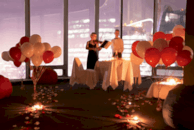Restaurantda Süpriz Evlilik teklifi